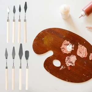 8x Painting Knives Set Versatile Paint Knife Stainless Steel Palette Knife - Picture 1 of 7