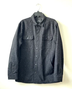 Marc Anthony Herren Wollmischung Jacke schwarz/weiß gesprenkelt Steppfutter Medium - Bild 1 von 6
