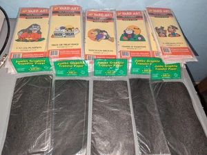 5 Vintage 1998 Yard Art Do it Yourself Patterns Halloween Fall Decor Wood Craft  - Picture 1 of 6