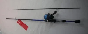 Zebco 2139246 33CZ602MA 33CustomZ 6 ft 2pc Med Rod and Reel Combo Blue or Red - Picture 1 of 6
