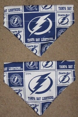 Tampa Bay Lightning Dog Bandana - 5 sizes XS - XL - Image 1 of 2