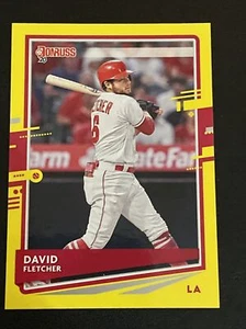 2020 Panini Donruss DAVID FLETCHER Yellow Parallel #138 - Picture 1 of 1