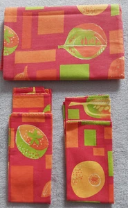 BASSETTI Sommer-Tischdecke mit Früchten und 4 Servietten - Bild 1 von 6