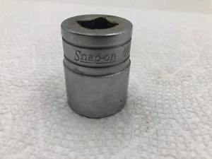 Vintage Snap On Tools TW281 ~ 1/2" Drive 6-Point SAE 7/8" Shallow Socket - Picture 1 of 6