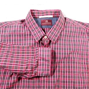 Scotch & Soda rot kariertes Langarm Monsieur Provacateur Herren Hemd XL - Bild 1 von 12