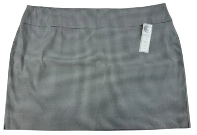 Pantalón Corto Charter Club Pull-on Cuadros Guinga Negro Blanco Ropa Activa Mujer 24W Nuevo con Etiquetas Foto 1 de 4