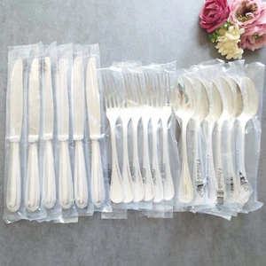Cuchillo de mesa de cubiertos Christofle Perles 18 piezas nuevo - Imagen 1 de 24