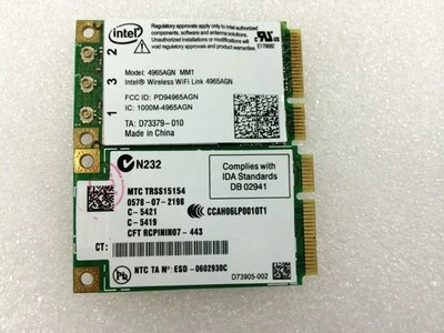 Intel Wireless WiFi A G N Adapter WLAN Card for DELL XPS M1210 M1330 M1710 M1730 - Image 1 of 3