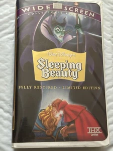Walt Disney Masterpiece Sleeping Beauty Collectors Widescreen Limited VHS - Imagen 1 de 3