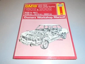 BMW 1602 & 2000 inc. TOURING HAYNES MANUAL 1959-1977 (RARE-OUT OF PRINT) - Picture 1 of 4