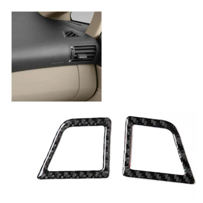 Carbon Fiber Dashboard Air Outlet Cover Trim For Lexus RX350 RX450H 2010-2012 - Image 1 of 4