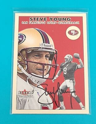 2000 Fleer Tradition #169 Steve Young Football Card - Bargain Bin 50% Off 6+ 9B - Image 1 of 2