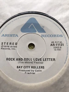 Bay City Rollers - rock and roll love letter 45 single - Picture 1 of 1