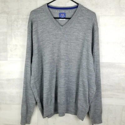 Vintage LeTigre XXL Men's V Neck Washable Wool Sweater 2XL - Image 1 of 4