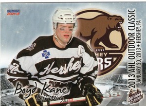 Boyd Kane 2012-13 AHL Outdoor Classic Hershey Bears