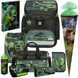 Jurassic World -Dinosaurier-SCOOLI EasyFit Schulranzen-Set 10tlg. mit SCHULTÜTE - Bild 1 von 16
