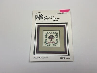 Sweetheart Tree Teenie Tweenie Winter Wonder Cross Stitch Pattern With Charm 1M - Image 1 of 4