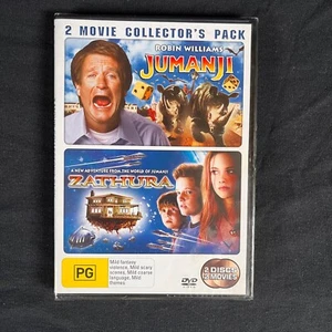 Jumanji / Zathura (DVD, 1995) NEW SEALED 2 Movie Collectors Pack -Family Classic - Picture 1 of 2