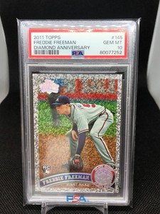 2011 Topps Diamond Anniversary #145 FREDDIE FREEMAN RC Rookie PSA 10