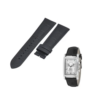 AR0284 22mm Black Leather Strap For Emporio Armani - Picture 1 of 7
