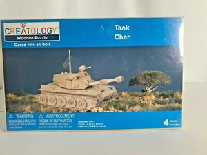 Creatology Wooden 3D Puzzle Military Tank - Imagen 1 de 6