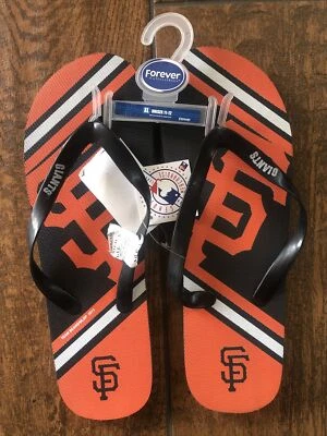 Sandalias chanclas con logotipo de los Gigantes de San Francisco tallas grandes 11-12 nuevas licencia MLB Foto 1 de 4