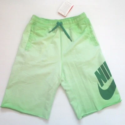 Nike Boys Alumni Washed Short - 820671 - Green 313 - Size L - NWT - Image 1 of 4