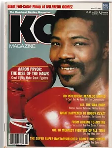 KO MAGAZINE AARON PRYOR BOXING HOFer COPERTINA APRILE 1983 - Foto 1 di 3