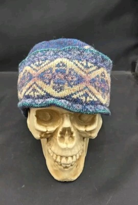 Gorro de lana de diseño islandés para niños senderismo camping esquí albergue Foto 1 de 4