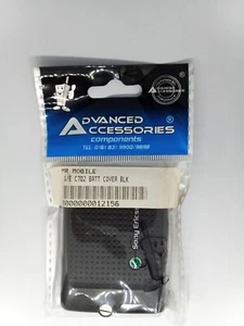 2 Battery Covers For Sony Ericsson C702 Black Back Covers - Picture 1 of 12