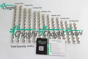 Piastre tubolari ortopediche un terzo 2,7 mm piccoli frammenti set 14 pezzi ortopedico - Foto 1 di 2