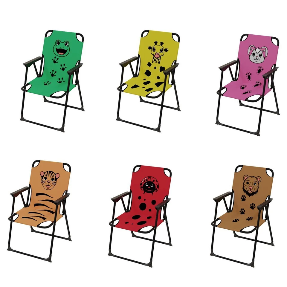 INDA-EXCLUSIV Kinder Klappstuhl Campingstuhl Gartenstuhl Campingstuhl Outdoor Camping