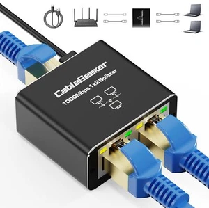 RJ45 Ethernet Splitter 1000Mbps Ethernet Splitter 1 to 22 Devices Simultaneou... - Picture 1 of 9