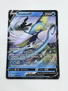 Inteleon V SWSH016 Black Star Promo Pokemon TCG Ultra Rare Card LP - Picture 1 of 9