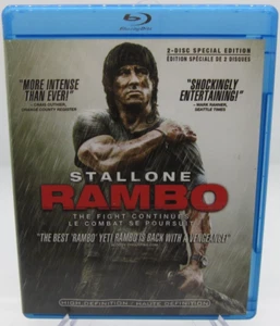 Rambo (Blu-ray Disc, 2008, 2-Disc Set, Canadian Includes French Language u100 - Imagen 1 de 3