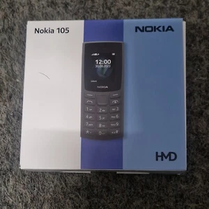 Nokia 105 (2023) - Black (Unlocked) Cellular Phone (Dual SIM) - Picture 1 of 3