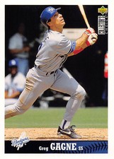 Greg Gagne 1997 Collector's Choice 366  Los Angeles Dodgers  Baseball Card