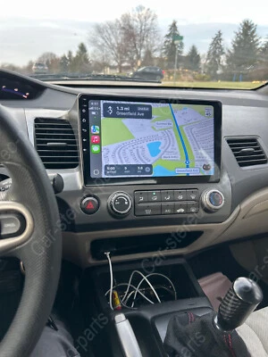 Para Honda Civic 2006 2007 2008 2009 2010 2011 Radio Estéreo SWC Apple Carplay Foto 1 de 4