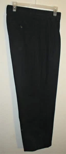black 100% wool dress pants by Millennium size 33 x 29 - Picture 1 of 1