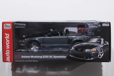 AUTO WORLD 2003 SALEEN MUSTANG S281 SC SPEEDSTER SCALE 1:18 DIECAST LIMITED EDIT - Image 1 of 4