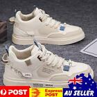 Mens Sports Sneakers Lace-up Outdoor Shoes Cozy Shock-absorption (beige 43)