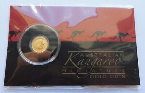 2017 Australian Kangaroo Miniature Fine Gold $2 Coin, 0.5 grams