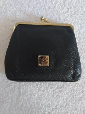 BOLSO KISSLOCK DOONEY & BOURKE GUIJARRO 🖤 CUERO GRANO GRANDE🖤 ENMARCADO Foto 1 de 4