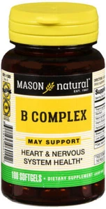 Mason Natural B Complex 100 Softgels - Picture 1 of 2