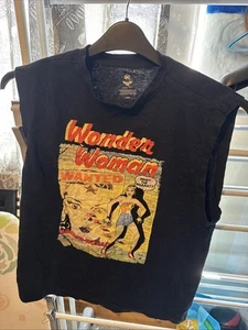 DC Comics Women's Wonder Woman Black Tank Top Size L - Picture 1 of 2