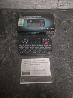 Rii Dual Mode Multimedia Touchpad Combo i4 Mini Computer mit OVP 100% Ok - Bild 1 von 2