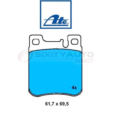 ATE Rear Disc Brake Pad Set for 2005-2006 Mercedes-Benz C55 AMG - Braking bw Foto 1 de 4