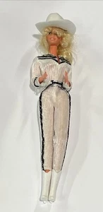 Western Star Barbie Doll Mattel 1980 #1757 Twist N Turn Cowgirl White Outfit Hat - Bild 1 von 10