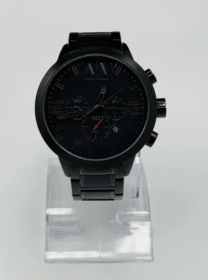 Reloj de pulsera Armani Exchange AX1277 cronógrafo negro de acero inoxidable para hombre Foto 1 de 4