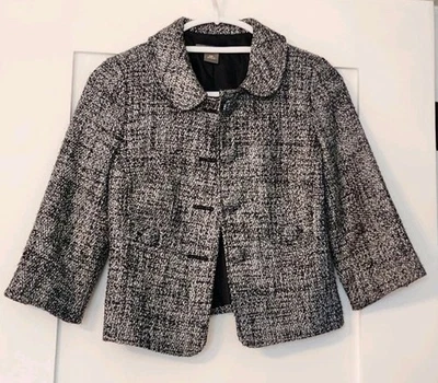 Chaqueta corta de tweed Ann Taylor Petites - Talla 00 Foto 1 de 3
